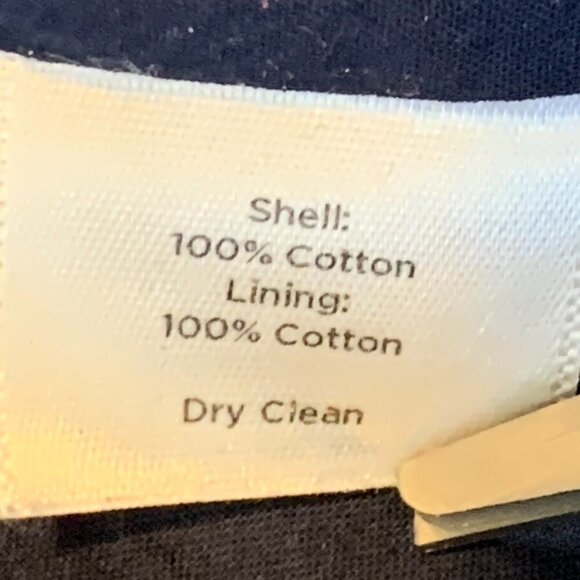 Talbots Seth Dress Eyelet Overlay Sleeveless Sheath Dress Sz 6P Navy Blue 32G - Picture 6 of 6